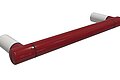 Erlau brand HG-R CL accessible grab rail in contrasting red and white
