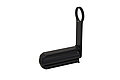 Erlau brand paper dispenser for the XSR support rail, in black