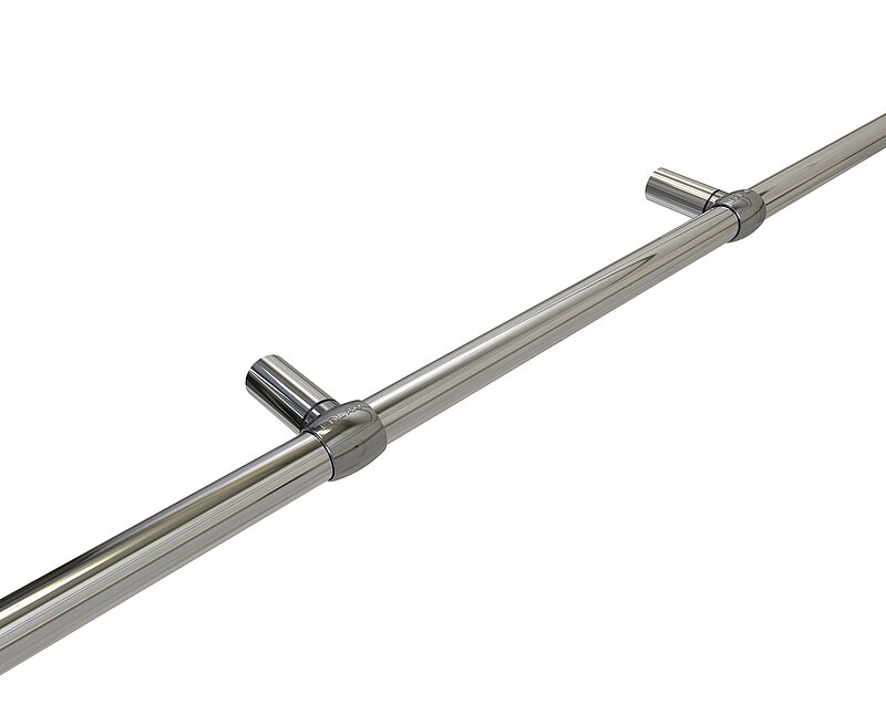 Handrails with wall fixings as individual components from the Erlau brand