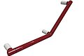 Erlau WG-R CL accessible corner grab rail in contrasting red and white