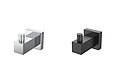 Haken Cube Line in den Ausführungen Chrom und schwarzmatt der Marke Erlau