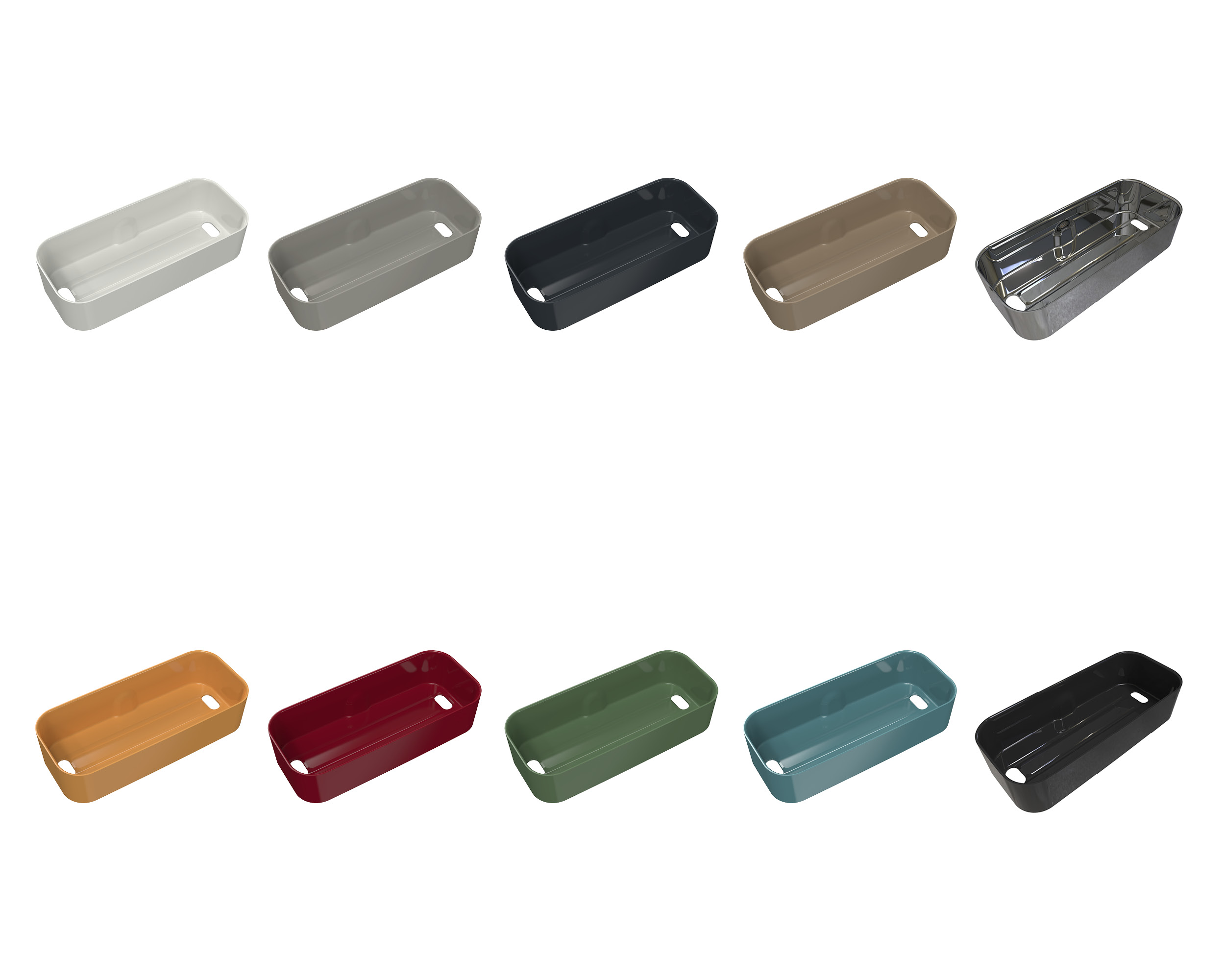 Duschablage DA Colorit aus Kunststoff in verschiedenen Farben der Marke Erlau