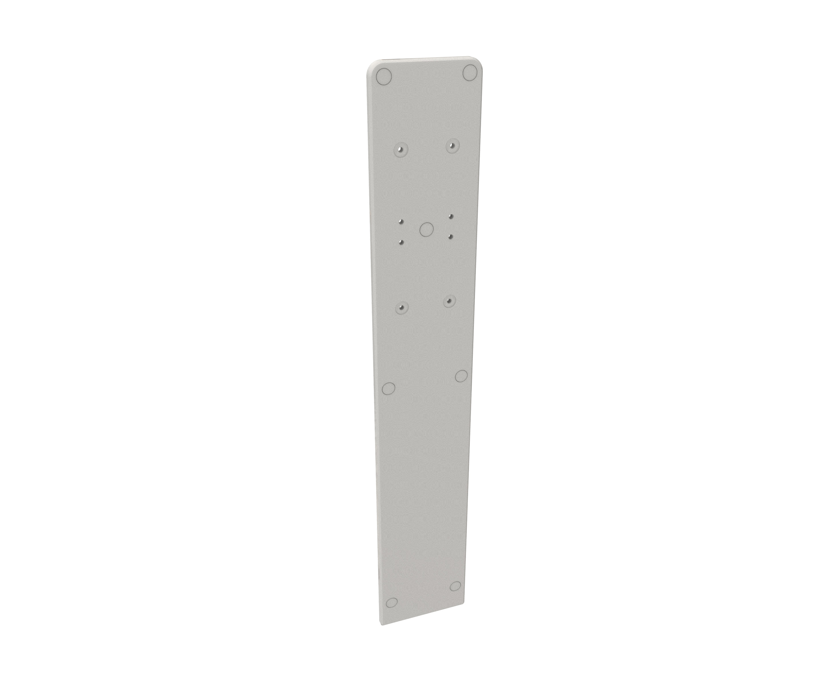 BKX mounting bracket for Erlau-brand support rails, in white